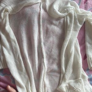 Elegant White Women's Sweater